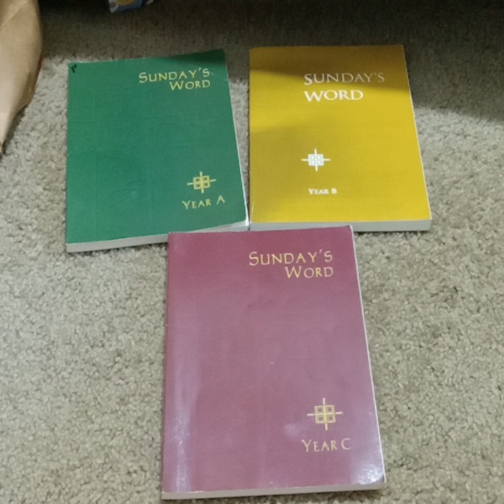 Sundays word books year a,b,c